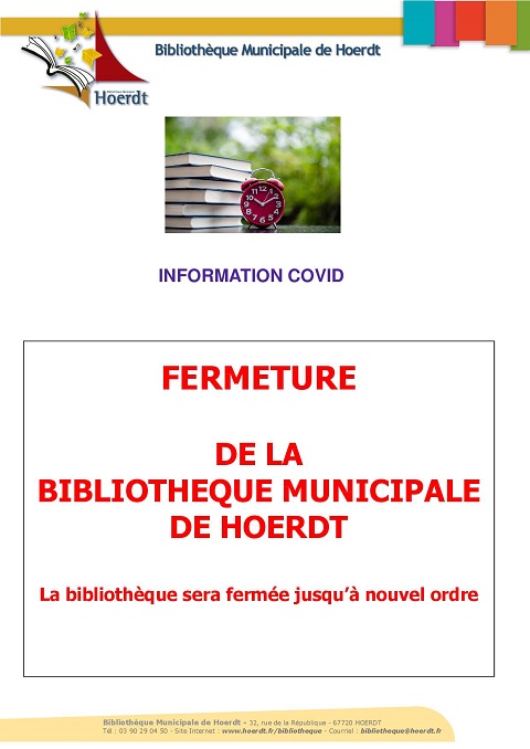fermeture de la biblio fermeture de la biblio